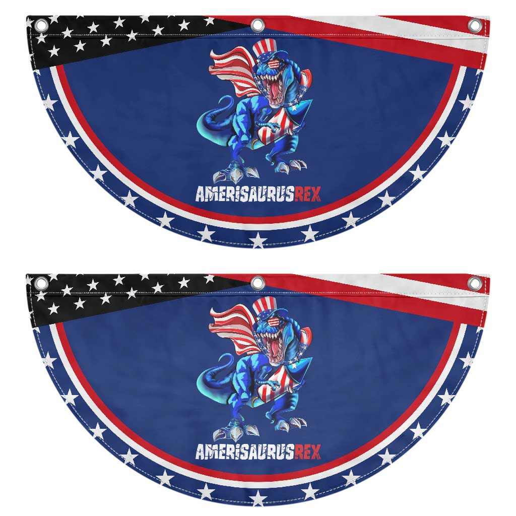 Dinosaur 4th of July Patriotic Fan Flag Funny Boys Kids