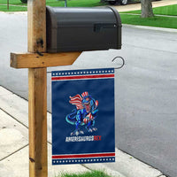 Dinosaur 4th of July Garden Flag Funny Boys Kids Patriotic