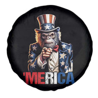 Bigfoot Merica Spare Tire Cover American Flag Patriotic 4th Of July Uncle Sam - Wonder Print Shop
