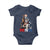 Bigfoot Merica Baby Onesie American Flag Patriotic 4th Of July Uncle Sam - Wonder Print Shop