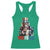 Bigfoot Merica Racerback Tank Top American Flag Patriotic 4th Of July Uncle Sam - Wonder Print Shop