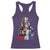Bigfoot Merica Racerback Tank Top American Flag Patriotic 4th Of July Uncle Sam - Wonder Print Shop