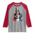 Bigfoot Merica Raglan Shirt American Flag Patriotic 4th Of July Uncle Sam - Wonder Print Shop