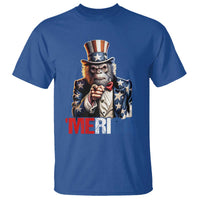Bigfoot Merica T Shirt American Flag Patriotic 4th Of July Uncle Sam - Wonder Print Shop