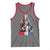 Bigfoot Merica Tank Top American Flag Patriotic 4th Of July Uncle Sam - Wonder Print Shop