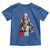 Bigfoot Merica Toddler T Shirt American Flag Patriotic 4th Of July Uncle Sam - Wonder Print Shop
