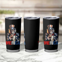 Bigfoot Merica Tumbler Cup American Flag Patriotic 4th Of July Uncle Sam - Wonder Print Shop