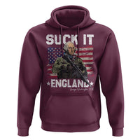 Suck It England Funny 4th of July George Washington 1776 Hoodie - Wonder Print Shop