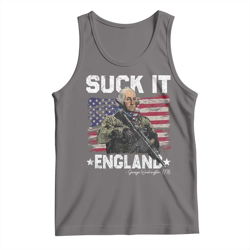 Suck It England Funny 4th of July George Washington 1776 Tank Top - Wonder Print Shop