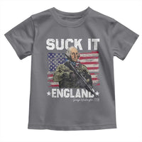 Suck It England Funny 4th of July George Washington 1776 Toddler T Shirt - Wonder Print Shop