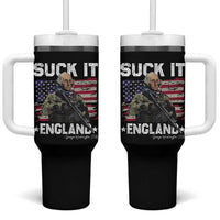 Suck It England Funny 4th of July George Washington 1776 Tumbler With Handle - Wonder Print Shop