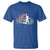 Bigfoot T Shirt Sasquatch American Flag Patriotic - Wonder Print Shop