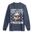 American Flag Eagle Long Sleeve Shirt Sorry I Cant Hear You Over The Sound Of My Freedom - Wonder Print Shop