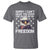 American Flag Eagle T Shirt Sorry I Cant Hear You Over The Sound Of My Freedom - Wonder Print Shop
