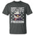 American Flag Eagle T Shirt Sorry I Cant Hear You Over The Sound Of My Freedom - Wonder Print Shop