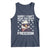 American Flag Eagle Tank Top Sorry I Cant Hear You Over The Sound Of My Freedom - Wonder Print Shop