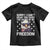 American Flag Eagle Toddler T Shirt Sorry I Cant Hear You Over The Sound Of My Freedom - Wonder Print Shop