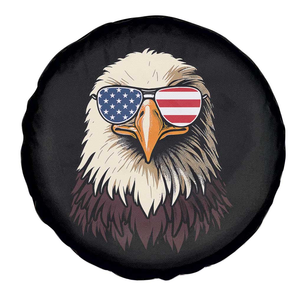 American Flag Patriotic Eagle Spare Tire Cover 4th of July - Wonder Print Shop