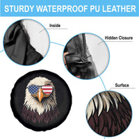 American Flag Patriotic Eagle Spare Tire Cover 4th of July - Wonder Print Shop