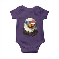 American Flag Patriotic Eagle Baby Onesie 4th of July - Wonder Print Shop