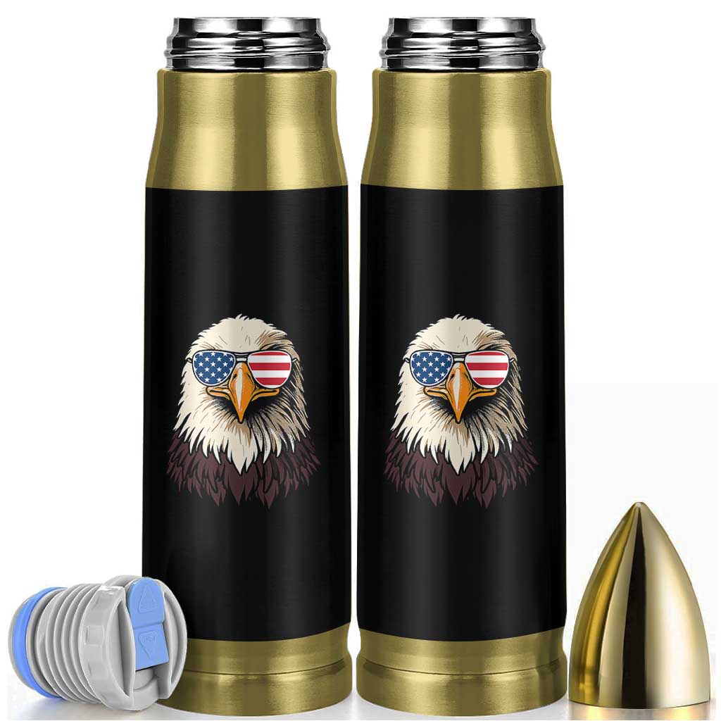 American Flag Patriotic Eagle Bullet Tumbler 4th of July - Wonder Print Shop