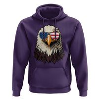 American Flag Patriotic Eagle Hoodie 4th of July - Wonder Print Shop
