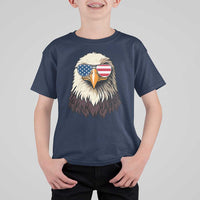 American Flag Patriotic Eagle T Shirt For Kid 4th of July - Wonder Print Shop