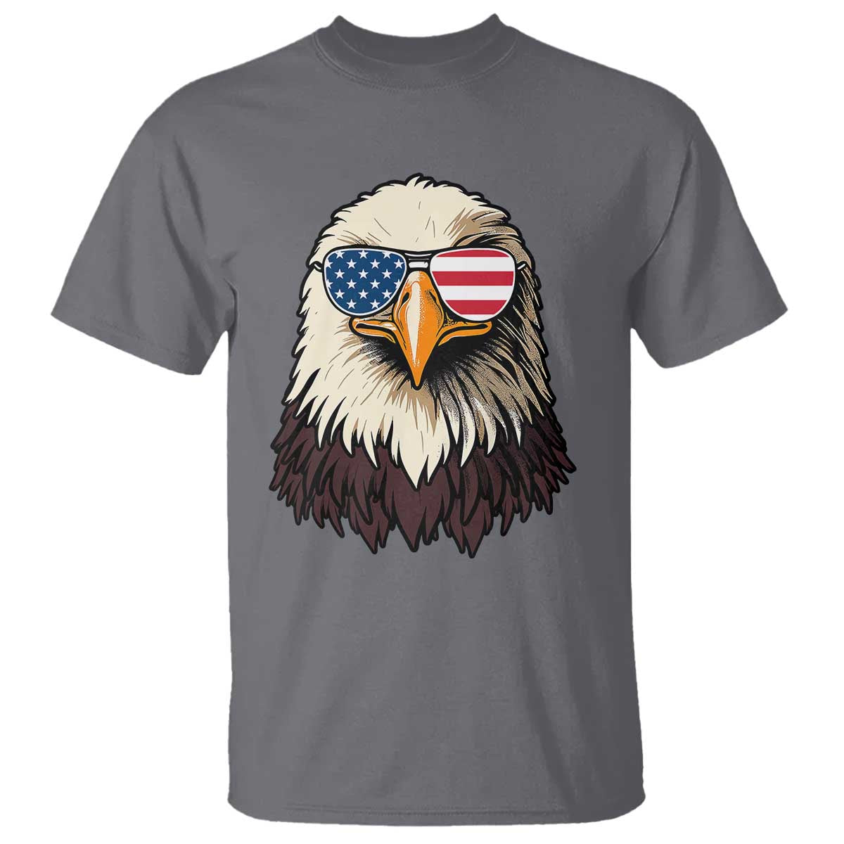 American Flag Patriotic Eagle T Shirt 4th of July - Wonder Print Shop