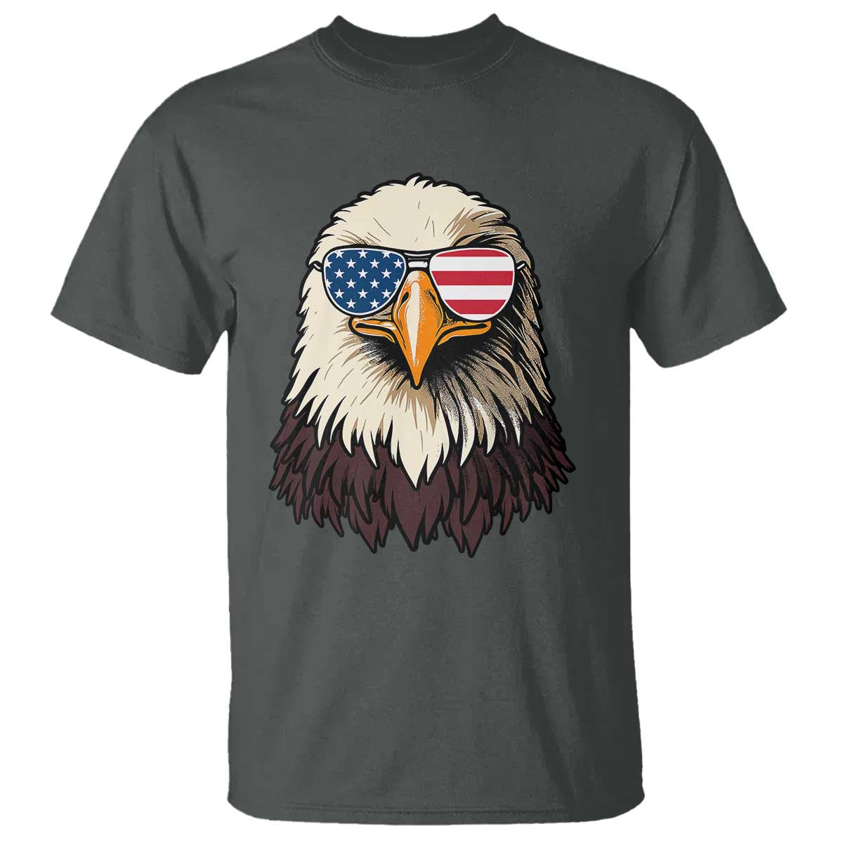 American Flag Patriotic Eagle T Shirt 4th of July - Wonder Print Shop