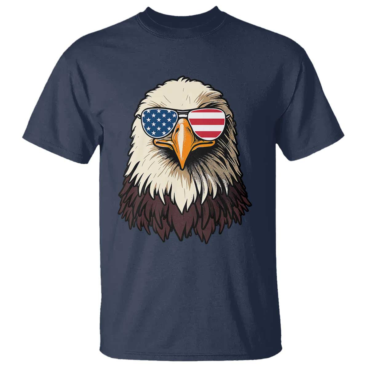 American Flag Patriotic Eagle T Shirt 4th of July - Wonder Print Shop