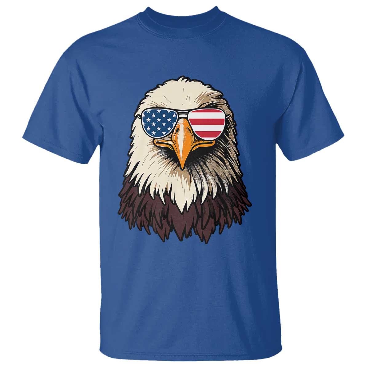 American Flag Patriotic Eagle T Shirt 4th of July - Wonder Print Shop