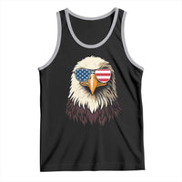 American Flag Patriotic Eagle Tank Top 4th of July - Wonder Print Shop