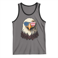American Flag Patriotic Eagle Tank Top 4th of July - Wonder Print Shop