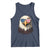 American Flag Patriotic Eagle Tank Top 4th of July - Wonder Print Shop