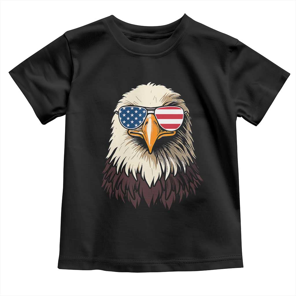 American Flag Patriotic Eagle Toddler T Shirt 4th of July - Wonder Print Shop