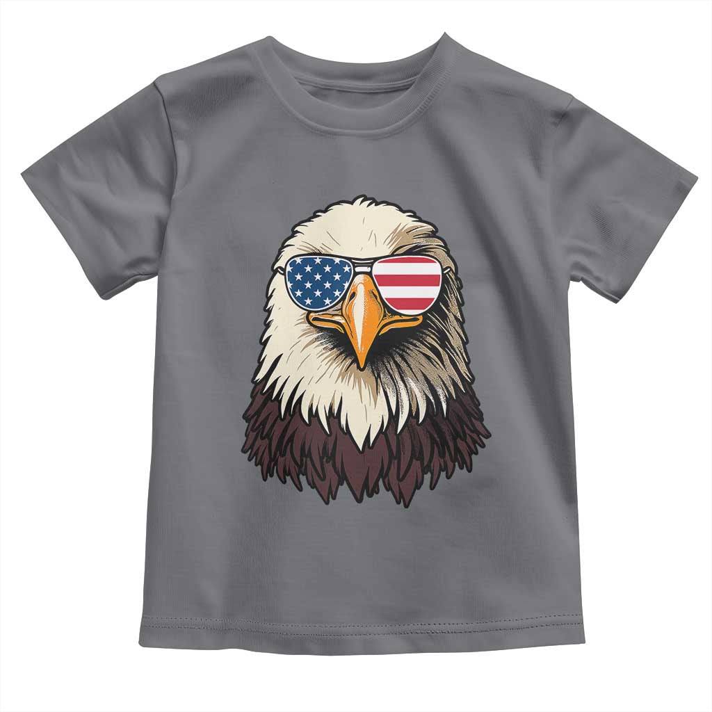American Flag Patriotic Eagle Toddler T Shirt 4th of July - Wonder Print Shop