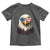 American Flag Patriotic Eagle Toddler T Shirt 4th of July - Wonder Print Shop