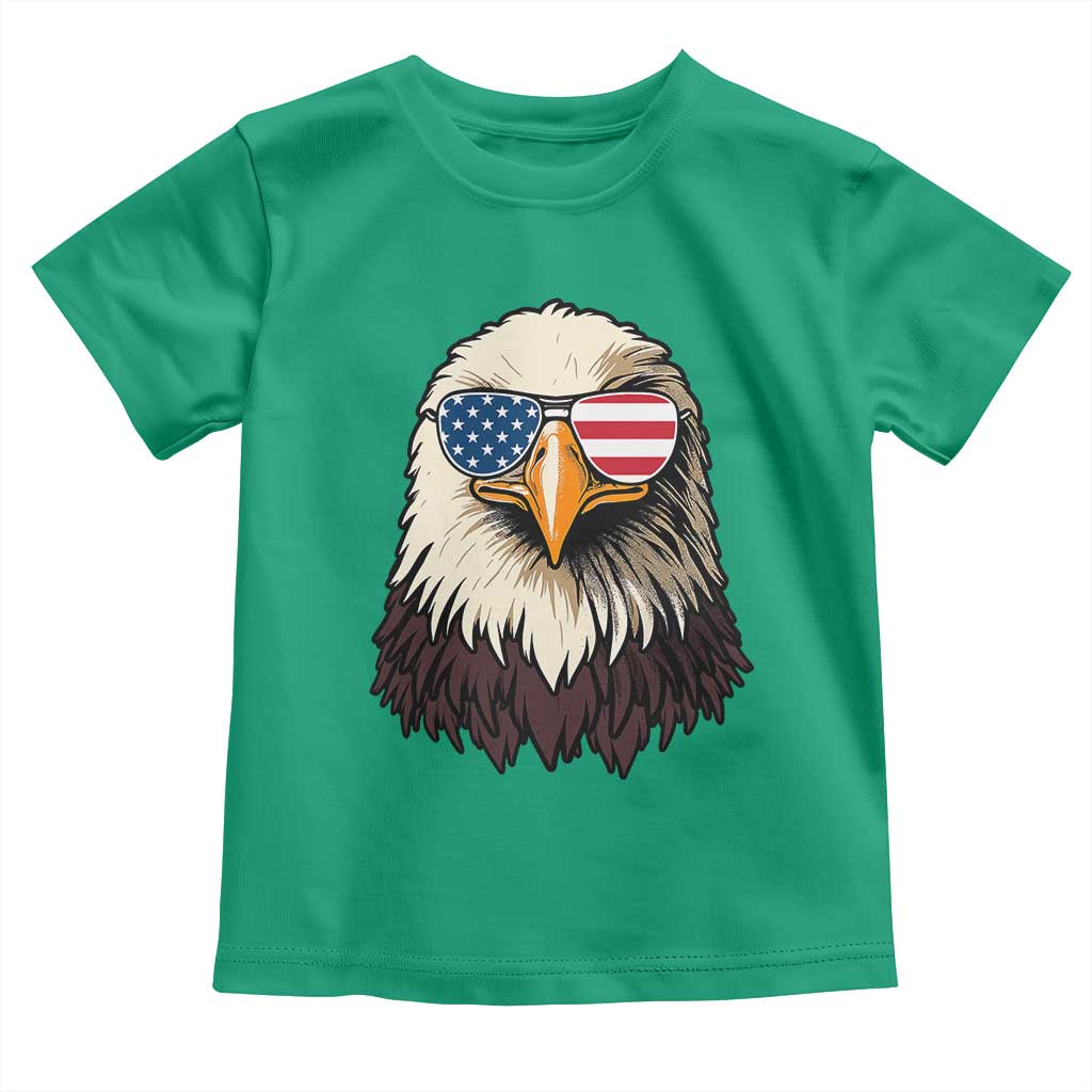 American Flag Patriotic Eagle Toddler T Shirt 4th of July - Wonder Print Shop