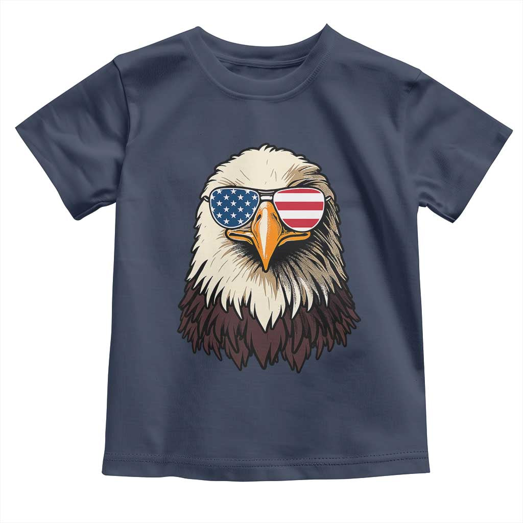 American Flag Patriotic Eagle Toddler T Shirt 4th of July - Wonder Print Shop