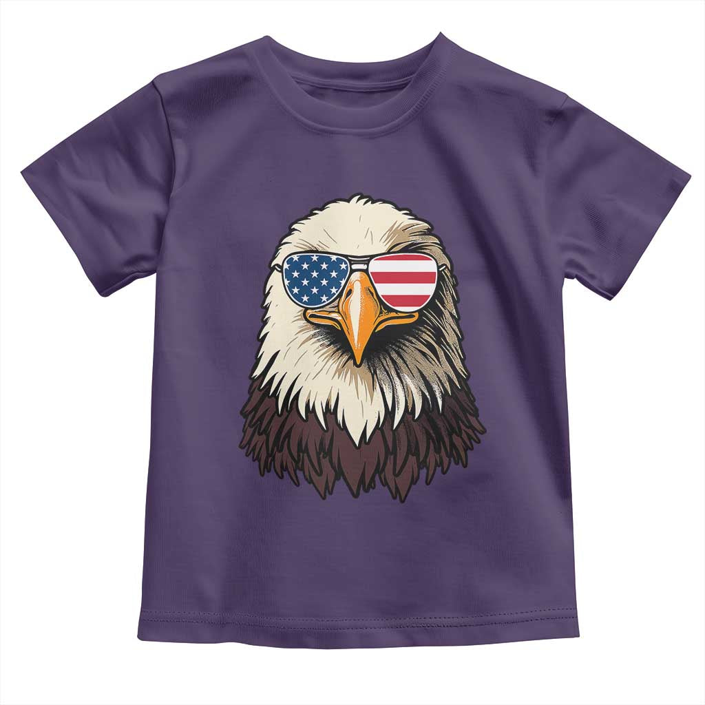 American Flag Patriotic Eagle Toddler T Shirt 4th of July - Wonder Print Shop