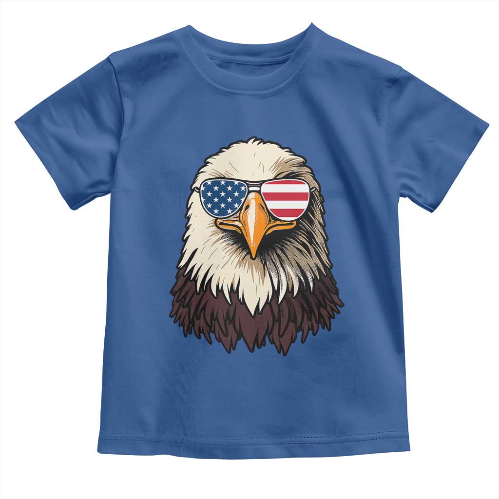 American Flag Patriotic Eagle Toddler T Shirt 4th of July - Wonder Print Shop