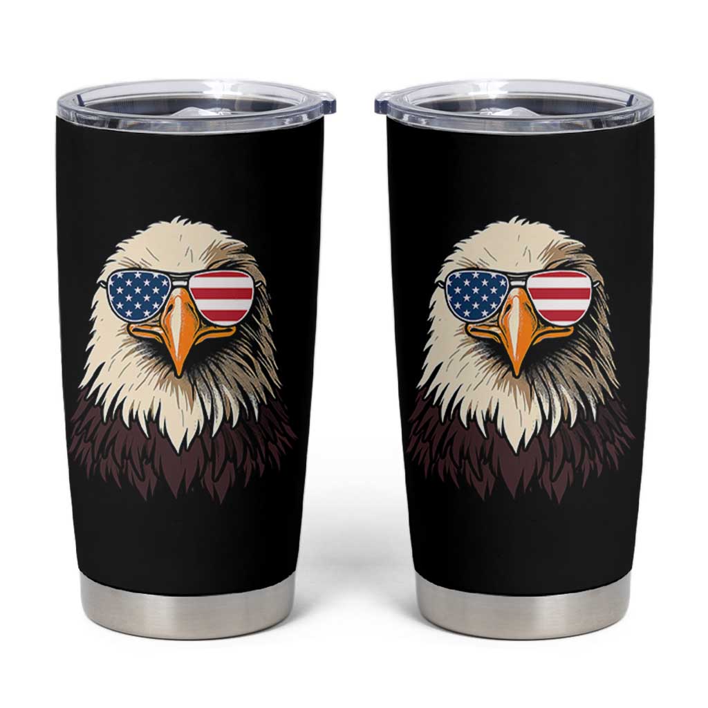American Flag Patriotic Eagle Tumbler Cup 4th of July - Wonder Print Shop