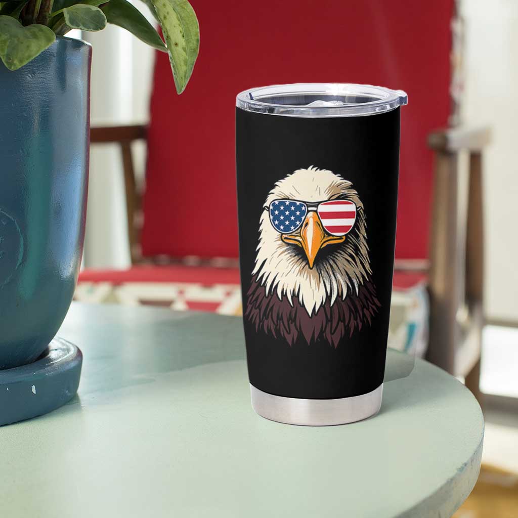 American Flag Patriotic Eagle Tumbler Cup 4th of July - Wonder Print Shop