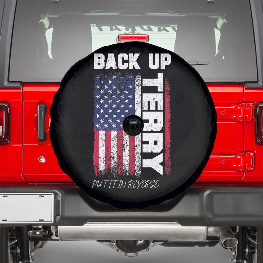 Back It Up Terry Put It In Reverse Spare Tire Cover Funny 4th of July Patriotic American Flag - Wonder Print Shop