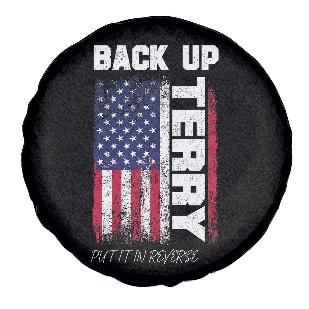 Back It Up Terry Put It In Reverse Spare Tire Cover Funny 4th of July Patriotic American Flag - Wonder Print Shop