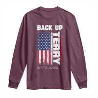Back It Up Terry Put It In Reverse Long Sleeve Shirt Funny 4th of July Patriotic American Flag - Wonder Print Shop