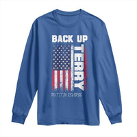 Back It Up Terry Put It In Reverse Long Sleeve Shirt Funny 4th of July Patriotic American Flag - Wonder Print Shop