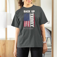 Back It Up Terry Put It In Reverse T Shirt For Women Funny 4th of July Patriotic American Flag - Wonder Print Shop