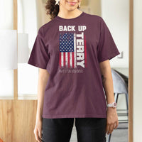 Back It Up Terry Put It In Reverse T Shirt For Women Funny 4th of July Patriotic American Flag - Wonder Print Shop