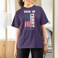 Back It Up Terry Put It In Reverse T Shirt For Women Funny 4th of July Patriotic American Flag - Wonder Print Shop